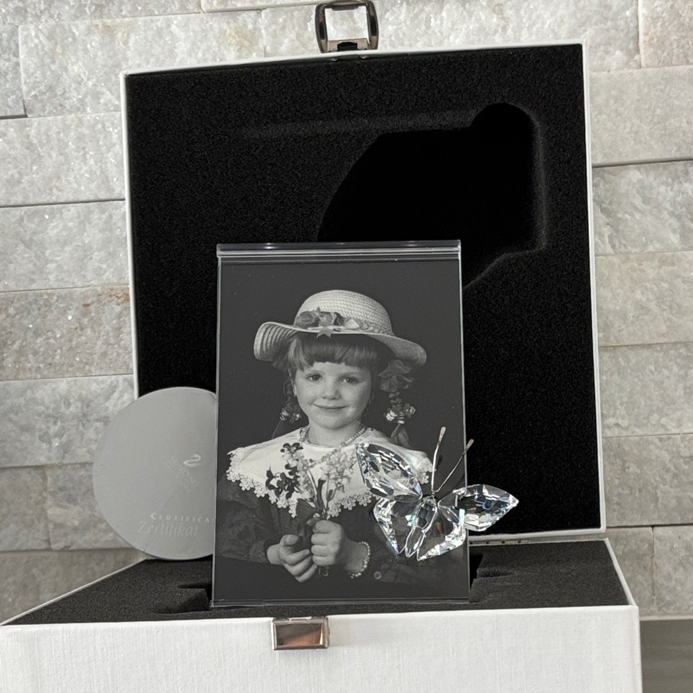 Authentic Swarovski Crystal Butterfly Frame